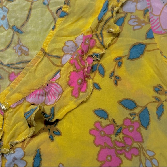 Mango Yellow Ruffled Blouse - Picture 5 of 7